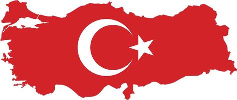 Turkey Map, Turkish Flag, Turkey Country, Digital Background, Canada Flag, Peru, Country Flags, Vector Art, Vector Free