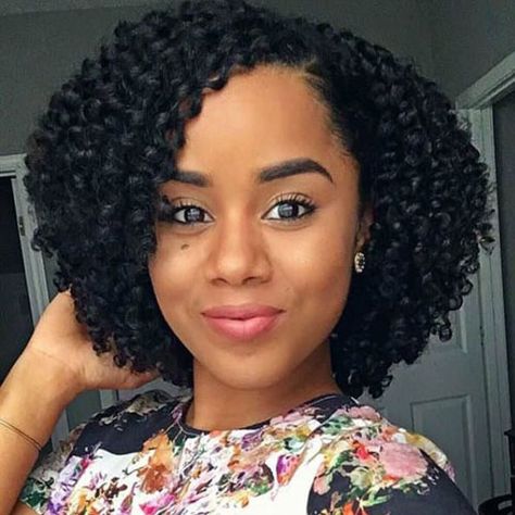 Curly Black Bob Hairstyles - Bob Hairstyle for Black Women, Bob Weave, Short Bobs, Curly, Wavy, Medium Length Black Hairstyles #bobhairstyles #blackwomenhairstyles Bob Hairstyles For Black Women, Short Curly Bob Hairstyles, Quick Curly Hairstyles, Cute Bob Hairstyles, Black Bob Hairstyles, Tan Skin Blonde Hair, Natural African American Hairstyles, Curly Weave Hairstyles, Curly Bob Wigs