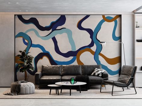 Excited to share the latest addition to my #etsy shop: Colorful Abstract Intersections Wallpaper Minimalist Trendy Wall Decor Visual Art Peel and Stick Wall Mural https://etsy.me/3zW5HH7 #entryway #minimalistwallpaper #modernwallpaper #prepastedwallpaper #elegantwallpa Kitchen Mural, Matt Wallpaper, Wallpaper High Quality, Wallpaper Minimalist, Peel And Stick Wall Mural, Ceiling Murals, Trendy Wall Decor, Street Mural, Peel And Stick Vinyl