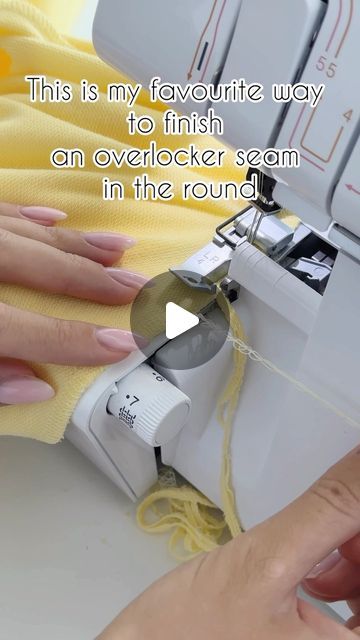 Easy Serger Projects, Pattern Dress Sewing Tutorials, Serger Projects Beginner, Overlocker Tension, Sewing A Hem, Overlocker Projects, Server Tips, Serger Sewing Projects, Sewing Serger