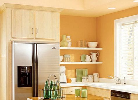 Best Paint Colors for Small Kitchens Unique Kitchen Lighting, Kitchen Desk Ideas, Kitchen Paint Color Ideas, Kitchen Remodel Ideas Before And After, Cool Kitchen Design, Room Ideas Elegant, Elegant Kitchen Island, Kitchen Color Orange, Small Kitchen Ideas On A Budget