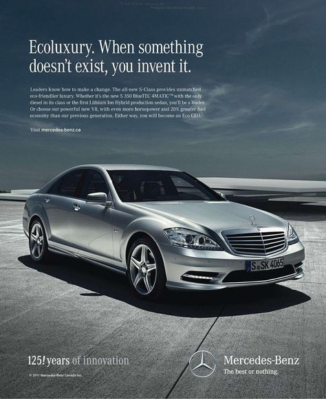 MERCEDES BENZ AD Mercedes Benz Advertising, Mercedes Benz Ads, Car Print Ads, Mercedes Sport, Subcompact Cars, Car Advertising Design, Benz Cars, Luxury Car Brands, Cars Brand