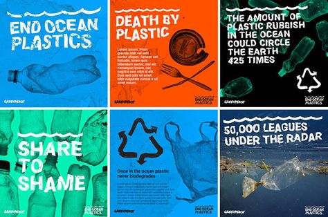 Lovers’ campaign for Greenpeace borrowed from the “grotesque brand soup” found in our oceans | It's Nice That Social Campaign Poster Design, Plastic Poster Design, Sustainability Graphic Design, Pollution Campaign, Sustainable Campaign, Plastic Campaign, Green Campaign, Gross People, Plastic Poster