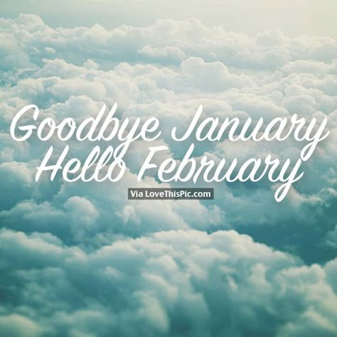 Goodbye January, Hello February Goodbye January Hello February, February Pictures, Goodbye January, January Pictures, January Hello, January Images, Hello February, Monthly Quotes, Days And Months