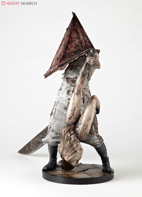 [Mamegyorai Limited] Silent Hill 2/ Red pyramid thing 1/6 PVC Statue (Completed) Item picture 3 Red Pyramid Thing, Silent Hill Art, Red Pyramid, Pyramid Head, Silent Hill 2, Toy Sculpture, Horror Video Games, Head Statue, Silent Hill