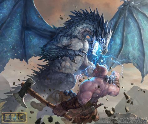 ArtStation - Blue Dragon, Jaan van Eeden Ancient Blue Dragon, Medieval Fantasy Art, European Mythology, Fantasy Fortress, Dragon Riders, Dragon Stuff, Street Art Banksy, Art Magic, Kaiju Art