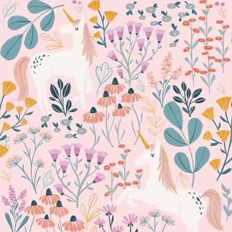 Jean Designs, Wildflower Fields, Roommate Decor, Bell Flowers, L Wallpaper, Childrens Playroom, Queen Annes Lace, Usa Print, Peel Stick Wallpaper