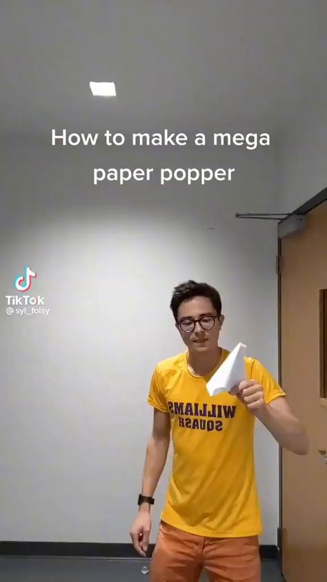 How to make a mega paper popper - America’s best pics and videos How To Make A Paper Popper, Paper Popper, Cool Origami, Art Crafts For Kids, Pinterest Diy Crafts, Pinterest Diy, Creative Things, Facebook Reels, Best Pics