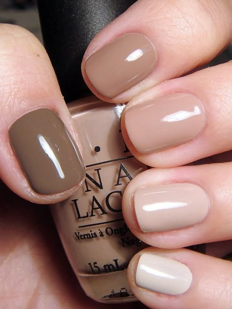 Opi Nail Polish Colors, Brown Nail Polish, Brown Nails Design, Nagellack Trends, Minimalist Nail Art, Modern Nails, Nail Polish Trends, Nail Polish Designs, Neutral Nails