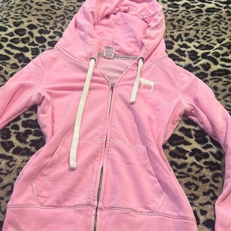 PINK pink hoodie zipup Hoodie Zip, Pink Hoodie, Pink Pink, Pink Tops, Zip Hoodie, Victoria’s Secret, Zip Ups, Plus Outfits, Vintage Fashion Trends