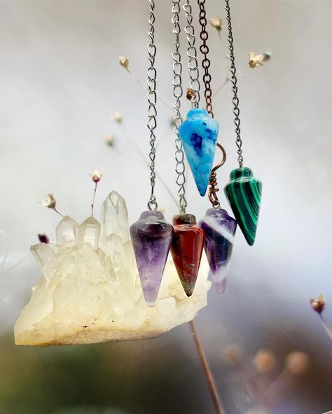 Crystal Pendulums 💎💎💎 Unlock answers and understanding with Crystal Pendulums. These powerful healing tools use your body’s own energy to provide insights and make decisions. With the help of your spirit guides, gain clarity on your chakras and situations. Ask simple or complex questions and receive clear, unbiased responses. . https://conniescrystals.com.au . . . #supportsmallbusiness #conniescrystals #australianmade #pendulum #crystalpendulum #amethystpendulum #healingenergy #healin... Amethyst Pendulum, Crystal Pendulum, Turquoise Crystal, Heart Gemstone, Moonstone Necklace, Anklet Bracelet, Blue Agate, Red Jasper, Spirit Guides