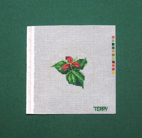 Geometric Needlepoint, Beach Needlepoint, Needlepoint Flowers, Christmas Stitchery, Floral Needlepoint, Needlepoint Projects, Needlework Christmas, Christmas Needlepoint, Needlepoint Ideas