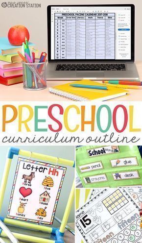 Create a well organized preschool classroom whether in a traditional classroom or a homeschool setting with my FREE preschool curriculum outline! Not only is this a wonderful free download, I also give you many great ideas that you can use in your classroom. So, come grab the free printable and find out what other ideas I have for you. #preschool #prek #organization #classroom #free #printable #homeschool Homeschool Websites, Preschool Curriculum Free, Preschool Classroom Setup, Traditional Classroom, Online Homeschool, Preschool Programs, Curriculum Mapping, Early Childhood Classrooms, How To Start Homeschooling