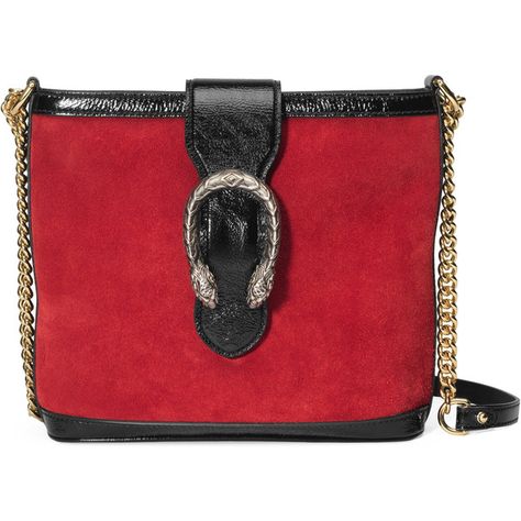 Gucci Dionysus Medium Bucket Bag ($2,165) ❤ liked on Polyvore featuring bags, handbags, shoulder bags, red, women, chain shoulder bag, chain strap purse, shoulder hand bags, bucket bag and handbag purse Gucci Shoulder Bag, Bags Tote, Designer Shoulder Bags, Handbag Straps, Shoulder Messenger Bag, Saddle Bag, Canvas Shoulder Bag, Gucci Handbags, Wallet Bag