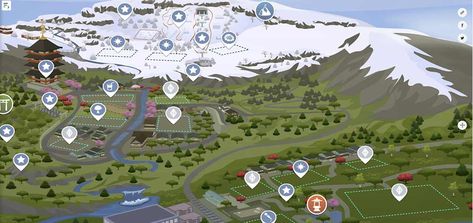 Sims 4 Snowy Escape Cc, Snow Map, Snow Plant, Snowy Escape, New Personality, Sims 4 Mm Cc, Sims 4 Expansions, Japanese Maple Tree, Snow Fun