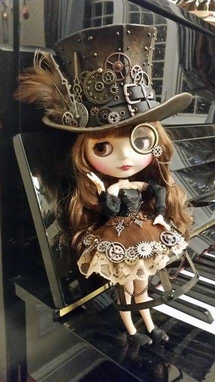 Steampunk Mode, Sister Christmas Presents, Strawberry Bunny, Steampunk Dolls, Mode Steampunk, Steampunk Christmas, Steampunk Couture, Steampunk Crafts, Steampunk Hat