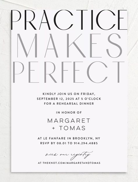 Real Talk Rehearsal Dinner Invitations | The Knot Rehearsal Dinner Invites, Marital Counseling, Budget Advice, Private Dinner, Wedding Planner App, Honeymoon Style, Destination Beach Wedding, Destination Wedding Mexico, Black Invitation