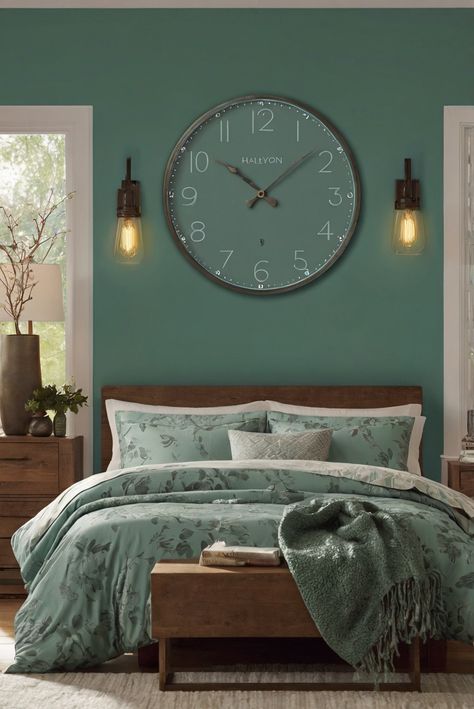 interior design services, home decor ideas, bedroom decor, living room design Modern Glam Living Room, Bedroom Wall Clock, Glam Living Room, Living Room Color Schemes, Perfect Bedroom, Room Color Schemes, Unique Spaces, Upcycled Furniture, Interior Design Bedroom