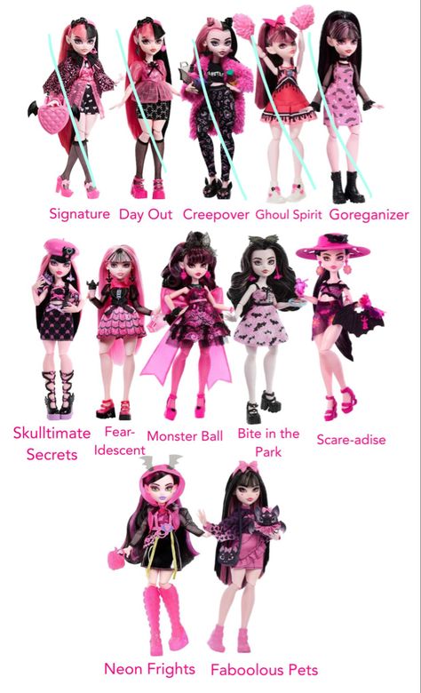 Bratz Dolls Characters, New Monster High Dolls, Monster H, High Characters, Arte Monster High, Monster High Party, Moster High, Monster High Art, Monster High Characters