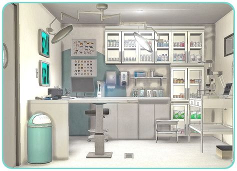 Dim's Sims | Patreon Sims 4 Cc Veterinary, Sims 4 Vet Clinic Cc, Sims 4 Vet Cc, Sims 4 Vet Clinic, Sims Patreon, Cat Scan, Vet Clinic, Vip Room, Vet Clinics