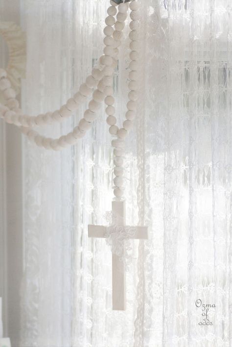 White, cross, angel, aesthetic Angel Aesthetic, Beautiful Cross, Life Happens, I Made It, Made It, Angel, Curtains, Pins, White