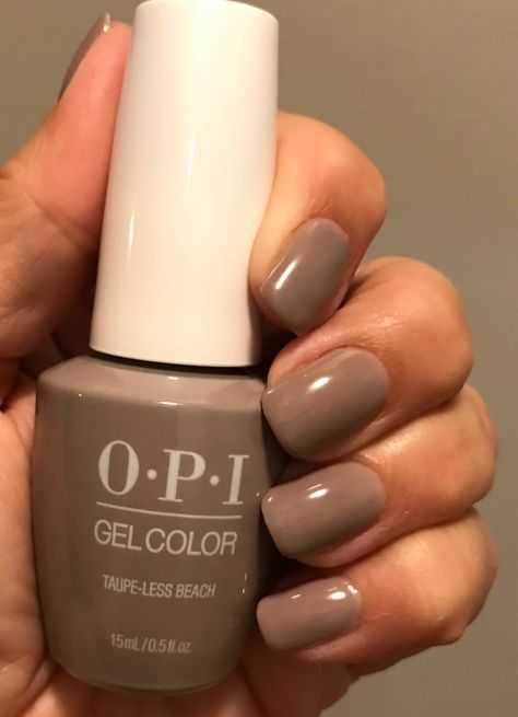 Taupe Less Beach Nails Opi, Opi Taupe Less Beach, Mauve Nail Polish, Taupe Nails, Opi Gel Nails, Mauve Nails, Nails Opi, Chrome Nail Art, Opi Nail Polish