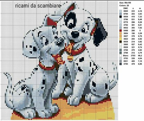 Disney Cross Stitch Patterns, Disney Cross Stitch, Cross Stitch Pictures, 101 Dalmatians, Dalmatian, Plastic Canvas, Cross Stitch Patterns, Cross Stitch, Disney Characters