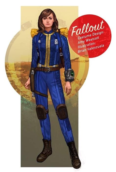 Fallout Vault Suit, Fallout Outfits, Lucy Fallout, Vault Suit, Lucy Maclean, Fallout Series, Fallout Cosplay, Vault Dweller, Monster Drawing