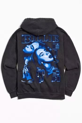 Billie Eilish Hoodie, Billie Eilish Merch, Good Girl, Swaggy Outfits, Urban Outfitters Tops, Dream Clothes, Hoodie Design, Graphic Hoodie, Billie Eilish