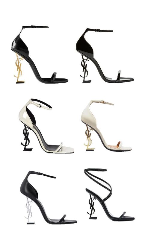 YSL HEELS 🔥 Ysl Heels Aesthetic, Luxury Heels, Heels Aesthetic, Ysl Heels, Ysl Shoes, Shoe Inspo, Aesthetic Pics, Pretty Shoes, Shoes Heels Boots