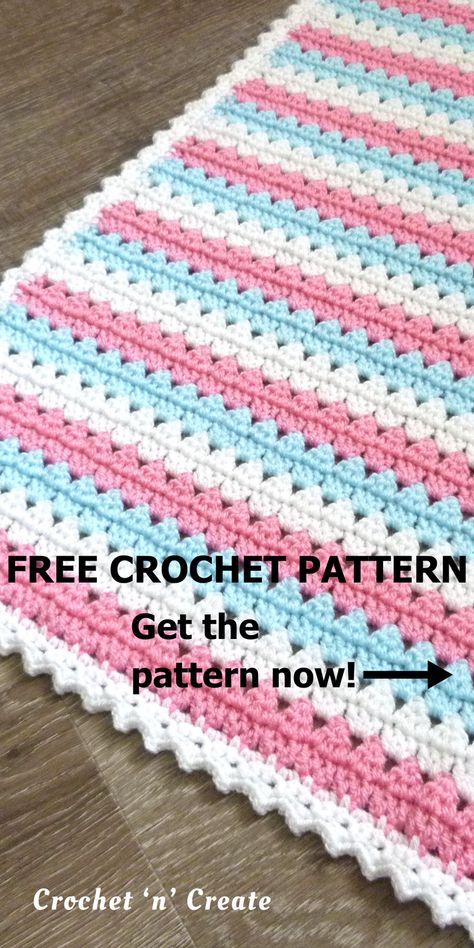 Free Crochet Striped Blanket Pattern, Crochet Baby Blanket Edging Free Pattern, Simple Crochet Afghan Patterns Free, Newborn Crochet Patterns Free Blanket, Free Pattern Crochet Baby Blanket, Quick Lapghan Crochet Patterns Free, Gender Neutral Crochet Blanket, Baby Crochet Patterns Free Blanket, Lap Blanket Crochet Pattern Free