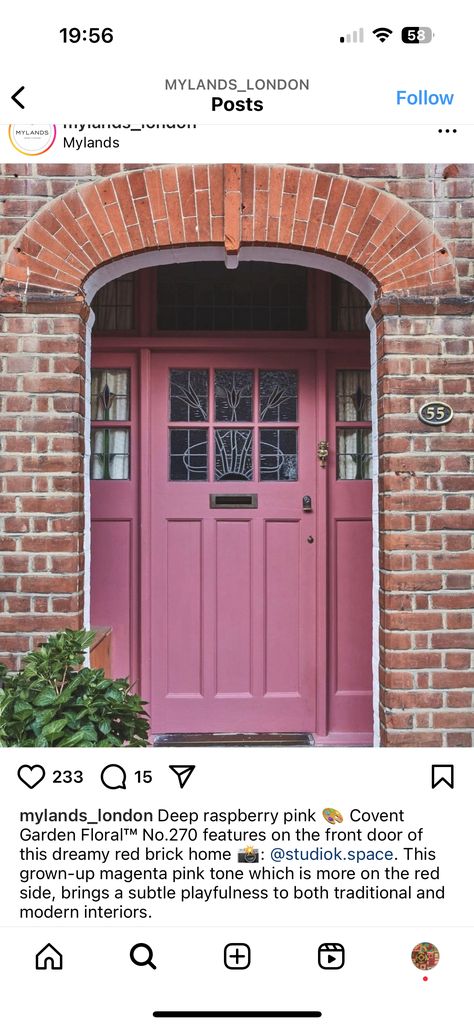 Mauve Front Door, Taylor Wimpey, Front Door