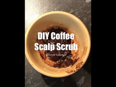 How to Make a COFFEE SCALP SCRUB FOR A SUPER CLEAN SCALP | Use this & your hair won't stop growing!! - #youtube #coffeeforhairgrowth #coffeescrubdiy #scalp #scalpscrub #diycoffeescrub #naturalhair Coffee Scalp Scrub, Diy Scalp Scrub, Coffee Scrub Diy, Female Pattern Baldness, Coffee Hair, Shea Butter Hair, Clean Scalp, Hair Scrub, Scalp Scrub