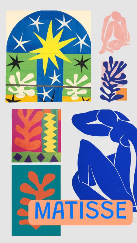 Matisse Colour Palette, Matisse Color Palette, Fauvism Aesthetic, Fauvism Art Ideas, Henri Matisse Collage, Colorist Art, Matisse Abstract, Colorful Maximalist, Fauvism Art