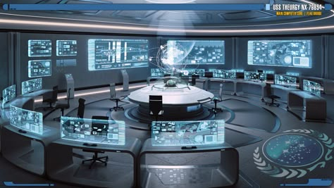 Scifi Interior, Spaceship Interior, Sci Fi Environment, Control Room, Futuristic Interior, Spaceship Design, Command Center, Acropolis, Futuristic Technology