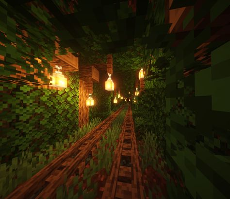 Tunnel Minecraft, Minecraft Tunnel, Water Tunnel, Train Tunnel, Minecraft Things, Minecraft Builds, Minecraft Designs, Cottage Core, Art References