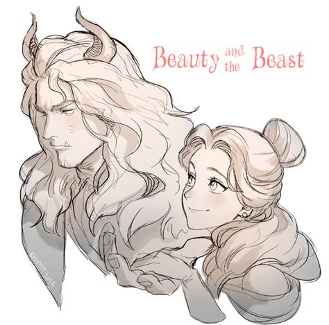 Beauty and the Beast Fera Disney, Belle And Adam, Beast Art, Beauty And The Beast Art, Draw Tutorial, Princesas Disney Anime, Disney Fanart, Online Comics, Anime Version