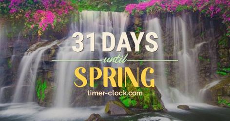 2023 Countdown, Timer Clock, Days And Months, First Day Of Spring, Day And Time, Spring Is Here, Spring 2023, Modern Warfare, New Beginnings