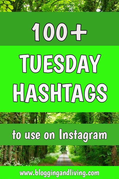 Tuesday Hashtags, Hashtag Ideas, Instagram Blogging, Social Media Challenges, Popular Hashtags, Social Media Help, Instagram Hashtag, Instagram Tips, Social Media Tips