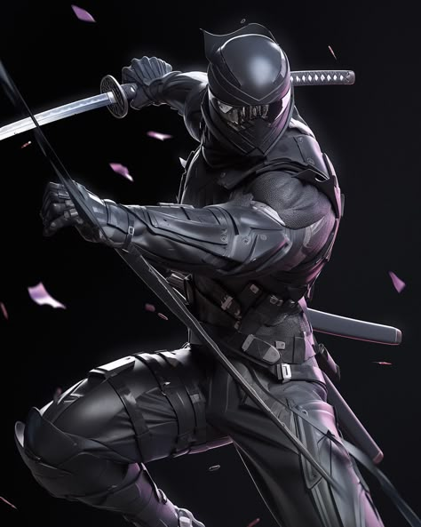 Snake Eyes Gi Joe, Ninja Outfit, Cheetah Cubs, Futuristic Armor, Comic Book Drawing, Cobra Commander, Jesus Christ Artwork, Snake Eyes, World Of Darkness