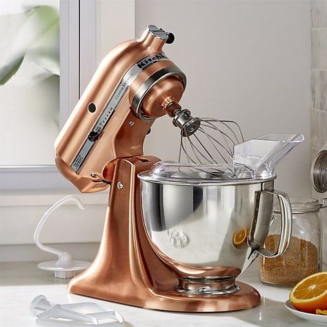 5 Essential Kitchen Items Copper Kitchen Appliances, Copper Kitchen Accessories, Outdoor Kitchen Appliances, Kitchenaid Stand Mixer, Basic Kitchen, Copper Handles, Kitchen Mixer, Copper Kitchen, Cool Kitchen Gadgets