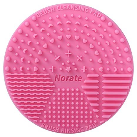 Amazon.com: Brush Cleaning Mat, Silicone Makeup Cleaning Brush Scrubber Mat Portable Washing Tool Cosmetic Brush Cleaner with Suction Cup for Valentines Day : Beauty & Personal Care Makeup Cleaning, Makeup Brush Cleaning Mat, Makeup Cleaner, Beauty Stocking Stuffers, Makeup Brush Cleaning, Silicone Makeup, Brush Cleanser, Cleansing Pads, Cosmetic Brush