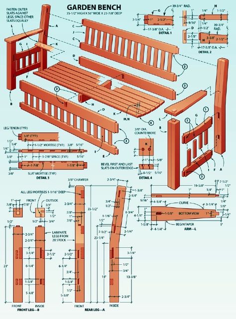 Cedar Garden Bench Plans Garden Chair Plans, Diy Bench Seat, Ormanlık Alan, Garden Bench Plans, Outdoor Bench Seating, Cedar Garden, Wooden Garden Benches, Outdoor Furniture Plans, Bench Plans