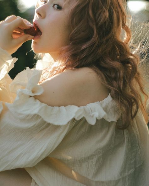 sweet strawberries and summer freckles photo @olivemaoly styling @rainiana Summer Freckles, Strawberries, Human, On Instagram, Instagram