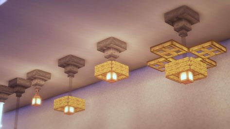 Minecraft Lighting Ideas, Minecraft Cool, Minecraft Lamp, Minecraft Light, Minecraft Houses Xbox, Construction Minecraft, Minecraft Decoration, Minecraft Houses Survival, Rumah Minecraft Sederhana