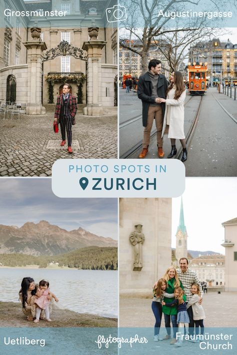 Welcome to Zurich! 🌈 With the magnificent Swiss Alps towering in the background and the gorgeous Zurich Lake nestled at the south end, this Swiss city is full of natural beauty. Known for fondue, chocolate, and fairytale-like architecture, Zurich offers all of that and more! 😍 With so many things to do, it’s no surprise that there are plenty of places to take photos in Zurich! Head to our blog to read about all our favourite places to take photos in Zurich! 💃 Photoshoot In Switzerland, Zurich Photo Spots, Zurich Instagram Spots, Switzerland Photoshoot, Zurich Switzerland Photography, Zurich Switzerland Aesthetic, Switzerland Style, Fondue Chocolate, Zurich Travel