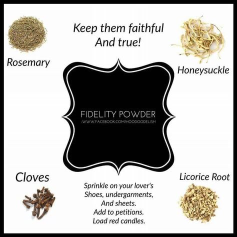 Fidelity Powder Short Spells, Faithful Spell, Hoodoo Conjure Rootwork, Hoodoo Rootwork, Hoodoo Magic, Candle Magic Spells, Hoodoo Conjure, Hoodoo Spells, Voodoo Hoodoo