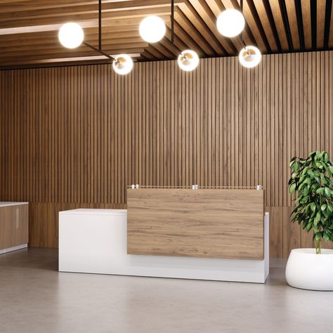 You only get one chance at a first impression - make the most of it with Overture. Striking the perfect balance between design and function, our Overture reception desks create the perfect introduction to your space. Available in a wide variety of finishes, materials, sizes and styles to easily complement any environment. Lobby Desks, Receptionist Desk, Office Reception Design, Wood Reception Desk, Custom Reception Desk, Modern Reception Desk, Reception Desk Office, Medical Office Design, Reception Desk Design