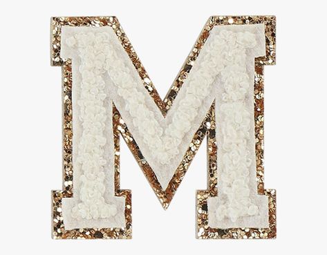 Preppy Letters, Aesthetic Patches, Letters Decor, Varsity Letters, Collection Letter, Letters Png, Letter Patches, Varsity Letter, Glitter Letters