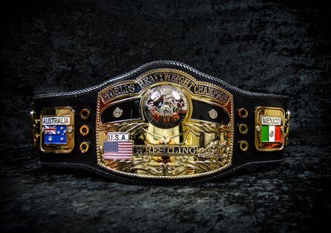 National Wrestling Alliance (NWA) established in 1948.  Current belt design. Nwa World Heavyweight Championship, Wcw World Heavyweight Championship, Harley Race, Nwa Wrestling, Wwe Belts, Wrestling Belts, Watch Wrestling, Championship Belt, World Heavyweight Championship